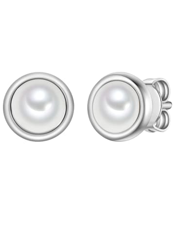 Rafaela Donata Ohrringe aus Sterling Silber mit Muschelkernperle in silber