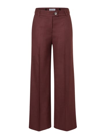 More & More weite Businesshose in raisin brown