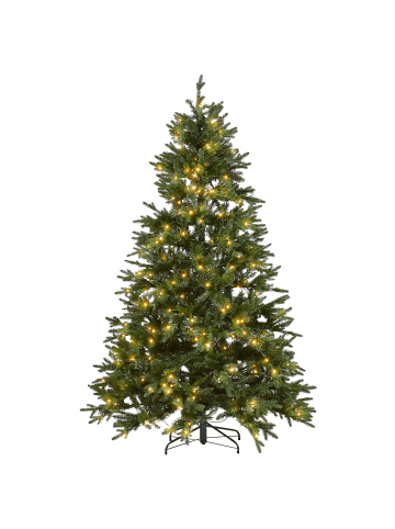 Beliani Weihnachtsbaum FIDDLE in Grün - (W) 106 x (H) 210 x (L) 106 cm