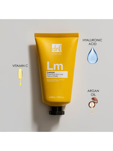 Dr Botanicals Lemon Superfood All-in-One Rettungsbutter 50ml EAN auf Tube