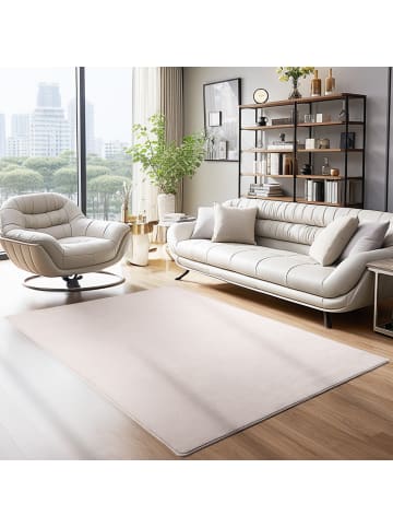Teppich Boss Kurzflor Teppich Silvia Beige
