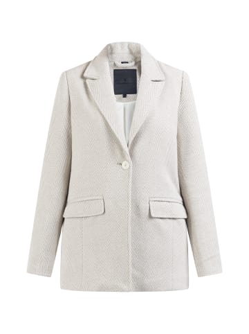 DreiMaster Damen Fischgrat-Blazer in Fischgräten Beige