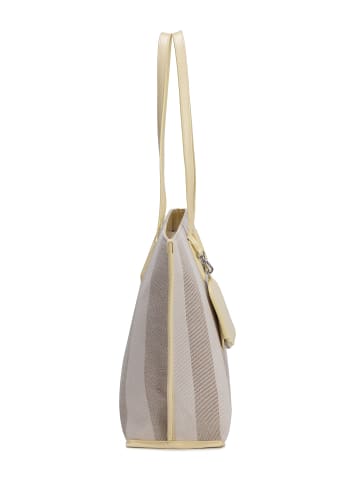 DIANA Shopper Tasche in YELLOW AND GREY
