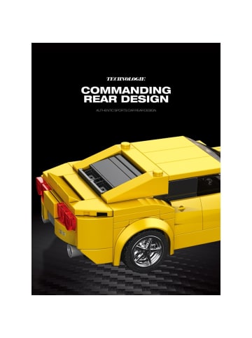 COFI 1453 Reobrix 818 Sportwagen 1:24 Klemmbaustein Auto 327 Teile ab 14 in Gelb