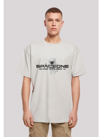 F4NT4STIC Heavy Oversize T-Shirt PHIBER SpaceOne Astronaut in lightasphalt