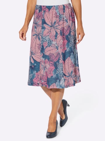 WITT WEIDEN Jersey-Rock in jeansblau-altrosa-bedruckt