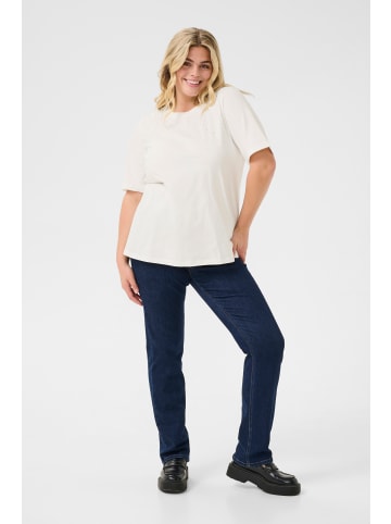 KAFFE curve T-shirt KCmerisa in Chalk