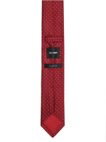 OLYMP LEVEL 5 Seidenkrawatte in rot - 0004