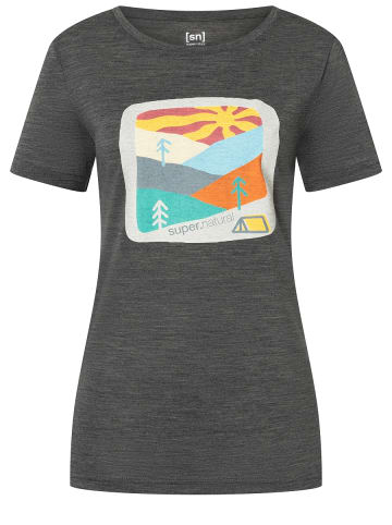 super.natural Merino T-Shirt in grau