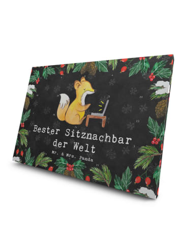 Mr. & Mrs. Panda Tee Adventskalender Fuchs Bester Sitznachbar de... in Kreidetafel