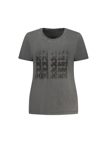 Pepe Jeans Schwarzes Baumwoll-T-Shirt