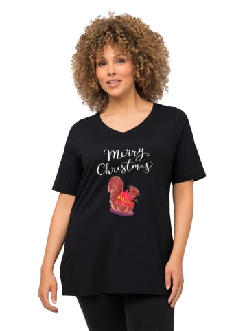 Ulla Popken Shirt in schwarz