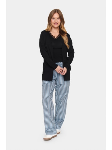 SAINT TROPEZ Strickjacke KilaSZ Gerade Passform in Black
