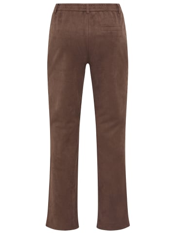 Laura Scott Lederimitathose in braun