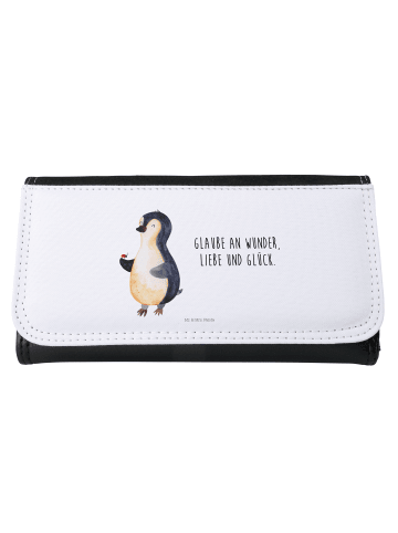 Mr. & Mrs. Panda Portemonnaie Pinguin Marienkäfer mit Spruch in Weiß