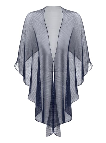 Vera Mont Cape im Glitzer-Look in Blue/Black