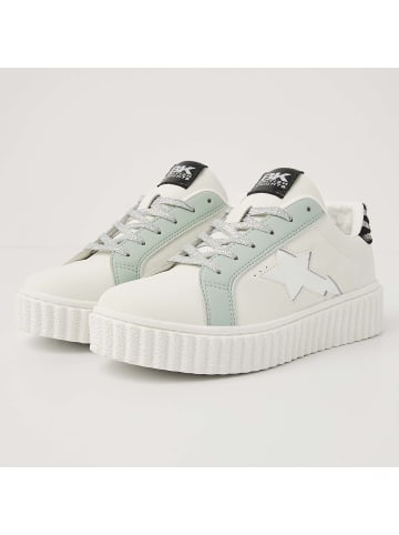 British Knights Sneaker Bliss in weiss/mintgrün/silberfarben/zebra
