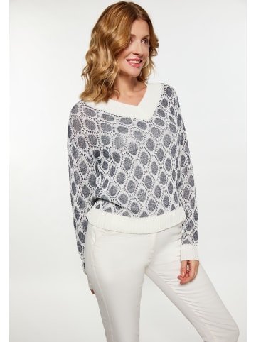 usha FESTIVAL Damen Pullover in Weiss Marine