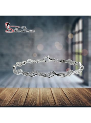 SilberDream 925 Sterling Silber Damen SilberDream Armbänder Wave ca. 18,5cm