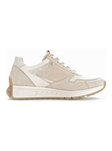 Gabor Sneaker in Beige/Weiß