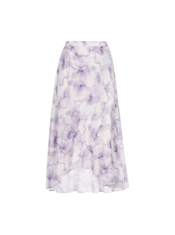 DreiMaster Women Skirt in lilac multicolor