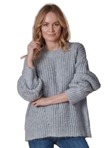 ZHRILL Damen Strickpullover ZHBARLA in Grau