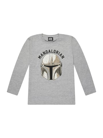 ONOMATO! Langarmshirt Star Wars Boba Fett Longsleeve in Grau