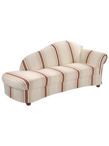 others RECAMIERE Armlehne rechts Kama Bezug Flachgewebe Buche nussbaum dunkel / weiß