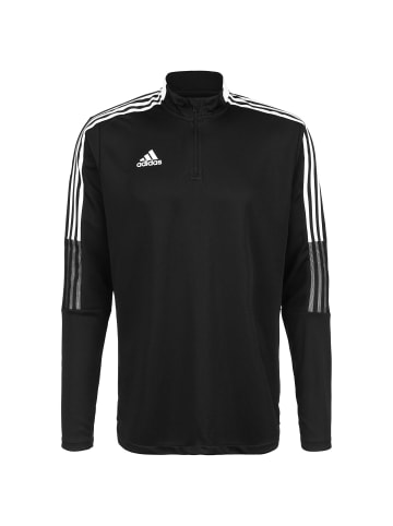 adidas Performance Sweatshirt Tiro 21 in schwarz / weiß