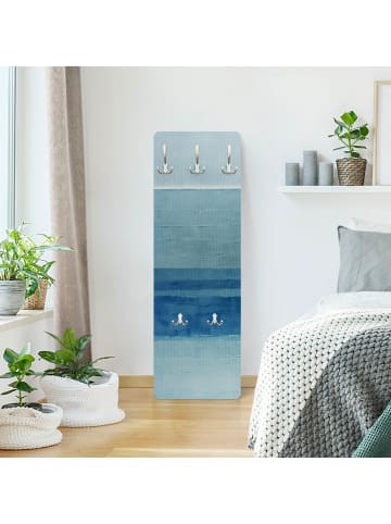 WALLART Garderobe - Die Flut in Blau