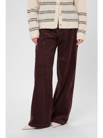 CULTURE Hose CUbaela Loose fit in Bitter Chocolate