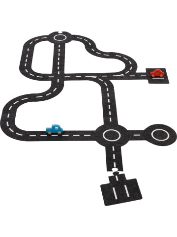 Goki Spielstraße mit 2 Fahrzeugen - ab 3 Jahren