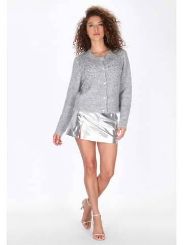 faina Women Cardigan in light grey