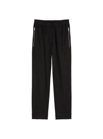 Marc O'Polo Twill-Jerseyhose regular in Schwarz