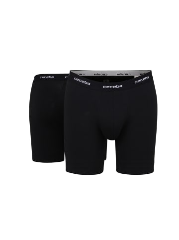 CECEBA Boxershort 2er Pack in Schwarz