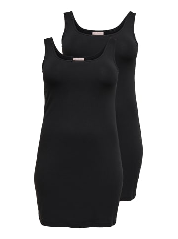 ONLY Carmakoma 2er-Pack Tanktop in Black