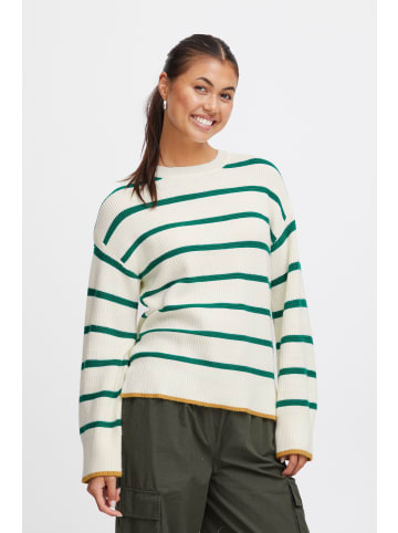 b.young Strickpullover BYMILO STRIPE JUMPER 3 - 20813520  Strickpullover mit Rundhalsausschnitt in Grün