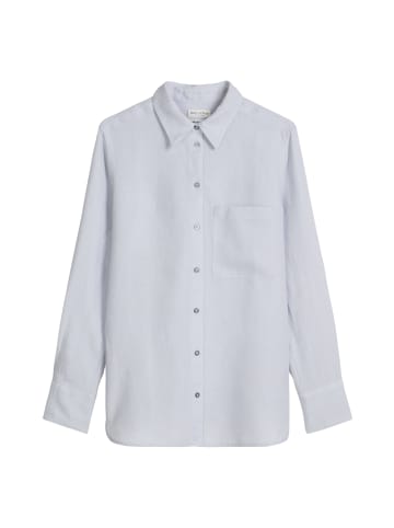 Marc O'Polo Leinen-Bluse regular in Airy Blue