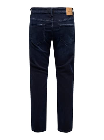 ONLY & SONS Normal geschnitten jeans in Blue Black Denim
