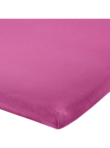 REDBEST Single-Jersey Topper-Spannbettlaken Denver in fuchsia