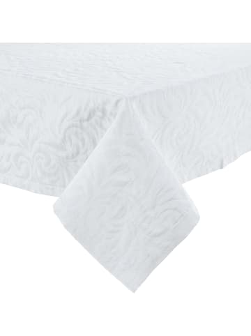 Erwin Müller Jacquard, Baumwollmischung Tischdecke Cadiz in weiß