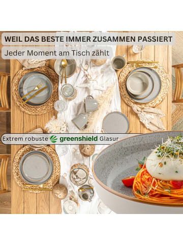 Sänger 4-tlg. Pastaschalen Set Rio Perlgrau in Grau