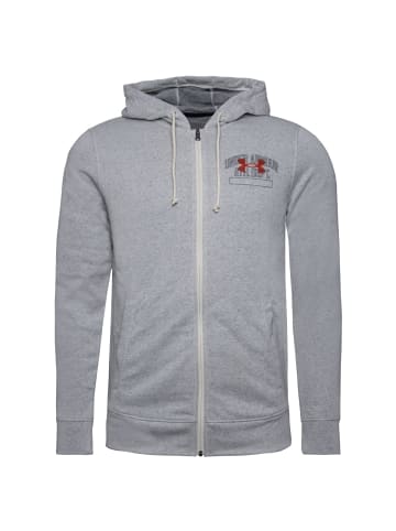 Under Armour Sweatjacke Rival Terry Athletic Department Full-Zip in grau