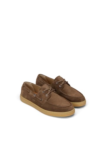 Marc O'Polo Mokassin Model Karo in dark taupe