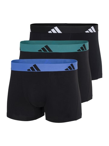 Adidas Sportswear Retro Short / Pant Active Flex Cotton in Schwarz / grün / blau