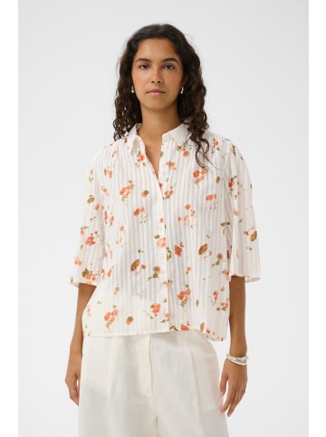 Soaked in Luxury Langarm - Hemd SLBianca Feminine Form in White Floating Flower