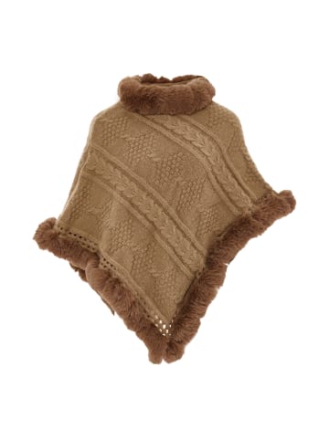 CHANI Damen Poncho in Beige