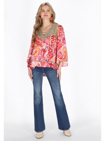 usha FESTIVAL Women Blouse in pink multicolor