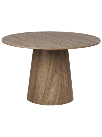 Beliani Esszimmertisch OYEN in Braun - (W) 120 x (H) 77 x (L) 120 cm