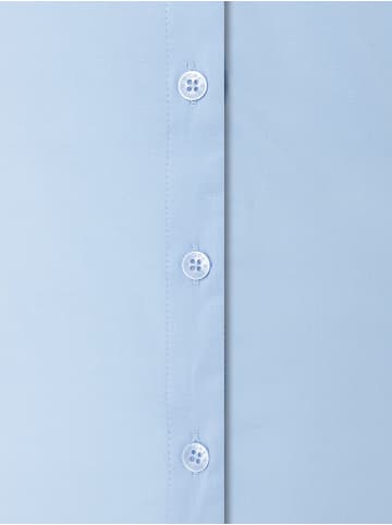 More & More klassische 1/2 Arm Baumwollstretchbluse in hellblau